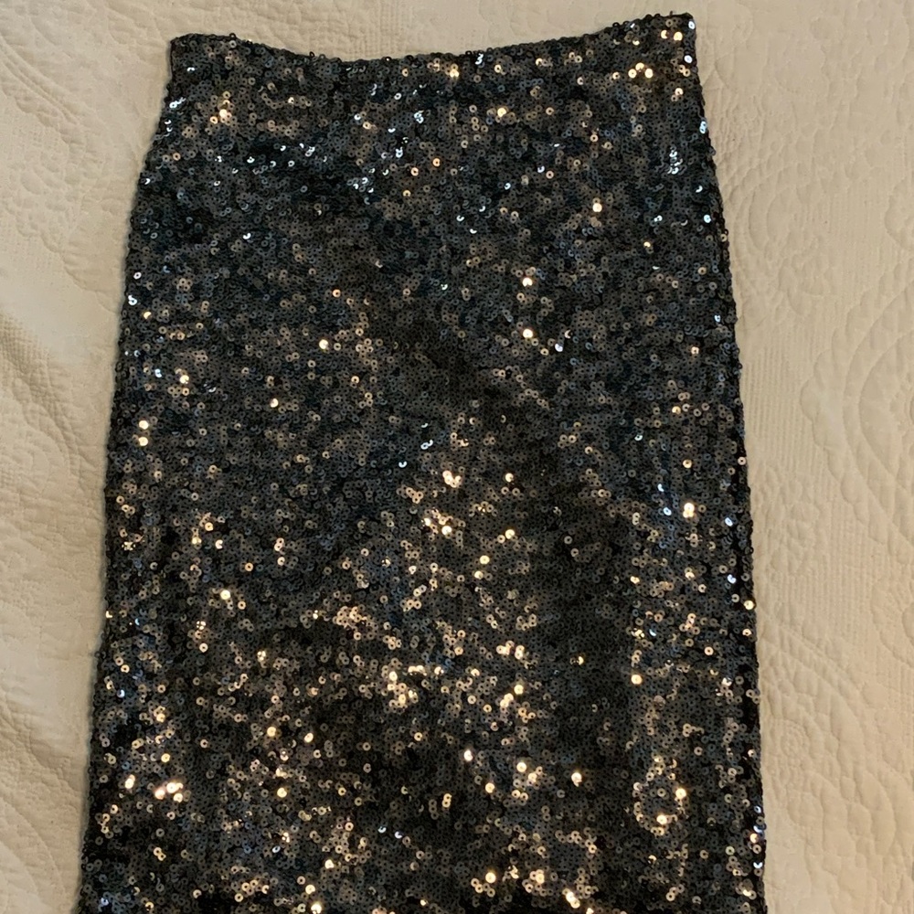 BB Dakota sequin stretch skirt
